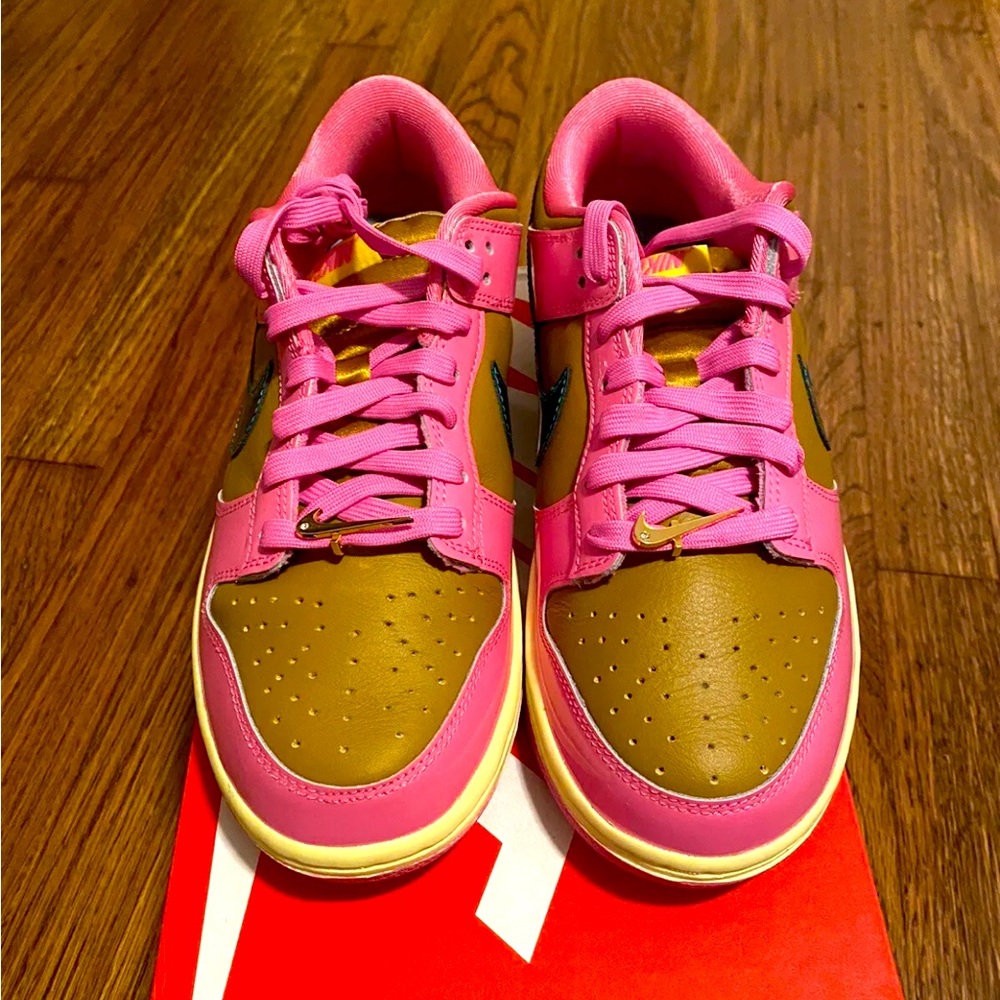💕🩰🤎 Nike Dunk Low Parris Goebel SZ 8W / 6.5Y 🤎🩰💕 - Picture 4 of 7